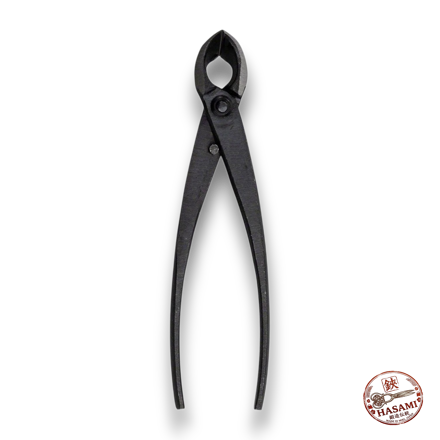Hasami Japanese carbon steel bonsai branch cutters for precise pruning and clean concave cuts
