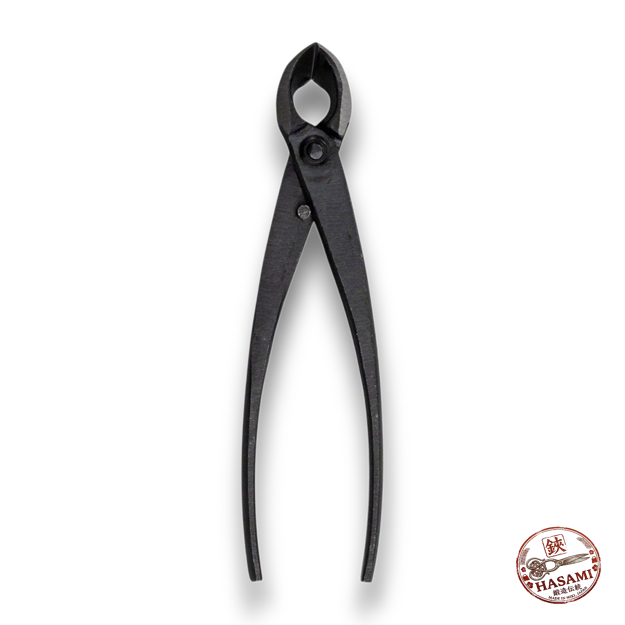 Hasami Japanese carbon steel bonsai branch cutters for precise pruning and clean concave cuts