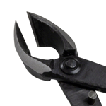 Hasami Japanese carbon steel bonsai branch cutters for precise pruning and clean concave cuts