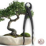 Hasami Japanese carbon steel bonsai Mikiwari stem cutters for root and branch pruning