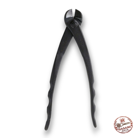 Hasami Japanese bonsai wire cutters used for precise removal of aluminium and copper training wire without damaging bark