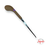 Japanese keyhole saw with narrow blade for precise drywall and woodworking cuts