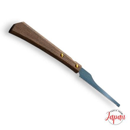 Mini 3 inch Japanese pull saw for precision cutting of wood, plastic, PVC, and craft materials