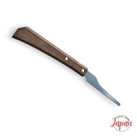 Mini 60mm Japanese pull saw for precision cutting of wood, plastic, PVC, and craft materials