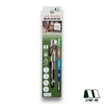 Star-M 601 12mm Japanese precision drill bit with hex shank designed for clean drilling in wood, bamboo, PVC, acrylic and rubber.