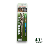 Star-M 601 18mm Japanese precision drill bit with hex shank designed for clean drilling in wood, bamboo, PVC, acrylic and rubber.