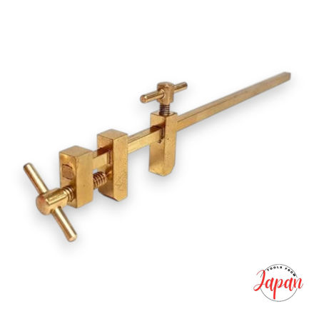 Yamazaki Japanese Hatagane solid brass clamp 150mm SH-150 for fine woodworking and delicate clamping applications