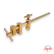 Yamazaki Japanese Hatagane solid brass clamp 180mm SH-180 for fine woodworking and delicate clamping applications