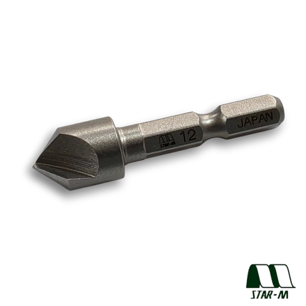 Star-M No. 5007 Japanese 12mm HSS Countersink Bit