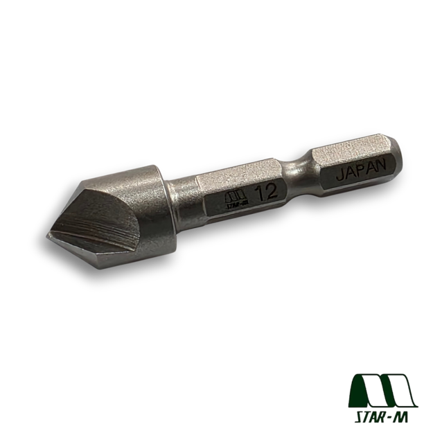 Star-M No. 5007 Japanese 12mm HSS Countersink Bit