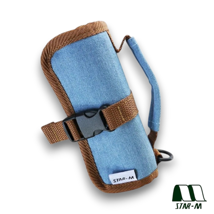 Star-M 7001 Mini Drill Roll Bag with 15 Pockets for Tools and Accessories