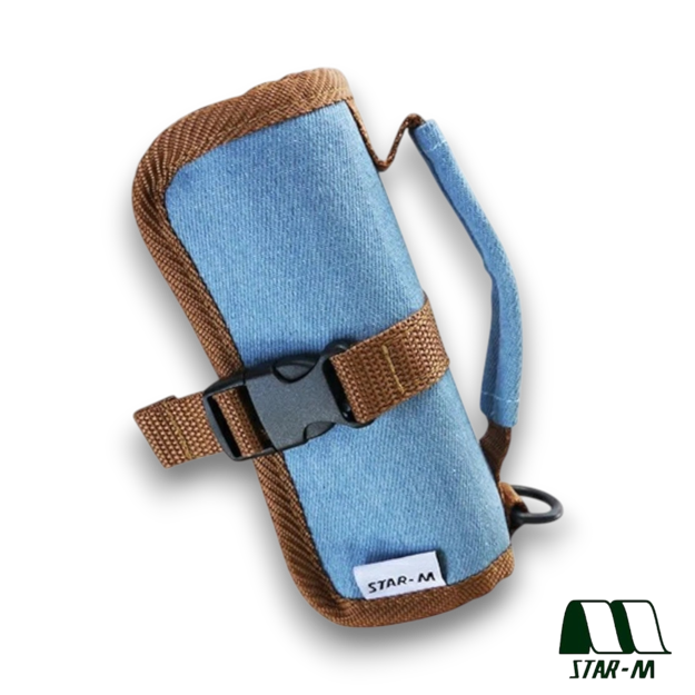 Star-M 7001 Mini Drill Roll Bag with 15 Pockets for Tools and Accessories