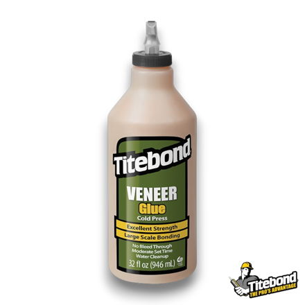Titebond Cold Press Glue for Veneer Woodworking Adhesive
