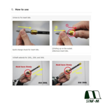 Star-M 5012 adjustable extendable 1/4 inch hex shank drill bit extension bar 200–300mm