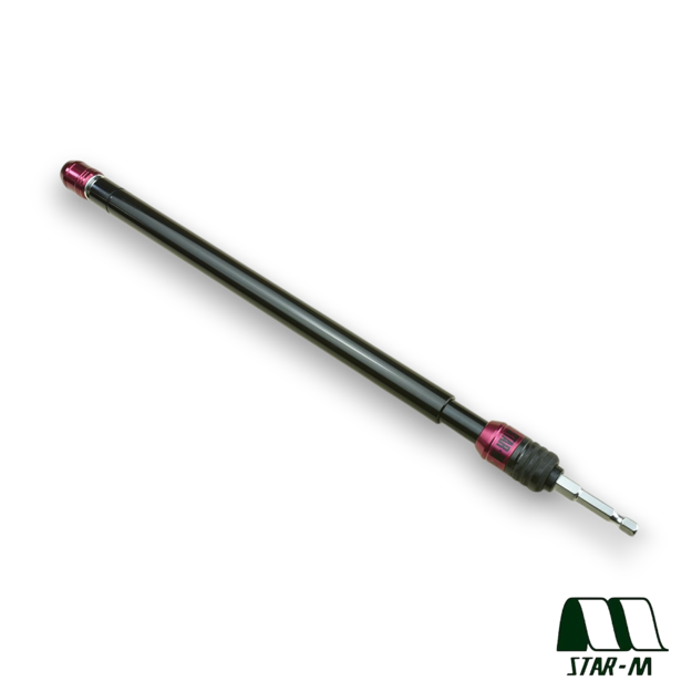 Star-M 5012 adjustable extendable 1/4 inch hex shank drill bit extension bar 350–600mm	