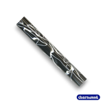 CHARNWOOD AR18 acrylic pen blank black with white swirl for pen turning and crafting