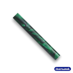 CHARNWOOD AR30 round acrylic pen blank dark green with black swirl for custom pen turning projects