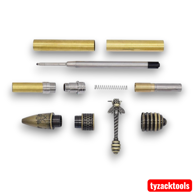 Honeybee Pen Kit – Antique Bronze Polish HB1
