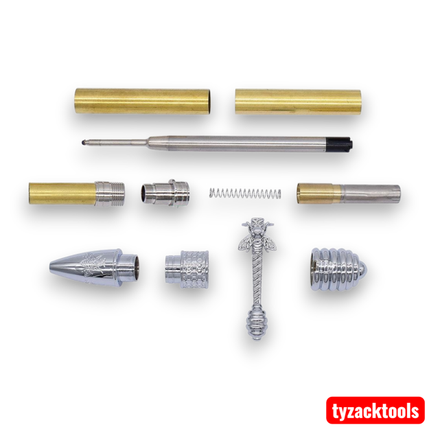 Honeybee Pen Kit – Chrome Polish HB3