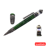 Lighthouse Twist Pen Kit LH3 with gun metal polished finish and nautical-themed decorative hardware.