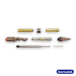 Charnwood LD3 Loong Dragon Twist Pen Kit in Antique Rose Copper
