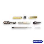 Charnwood LD1 Loong Dragon Twist Pen Kit in Antique Silver