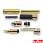Hawaiian Love Fountain Pen Kit LOVE1 in Gold and Chrome plating