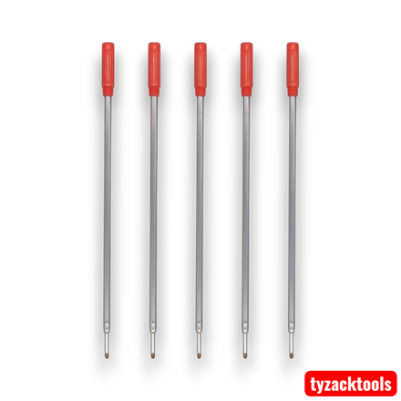 Red 7mm Pen Refills Pack of 5