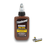 Titebond 5012 Liquid Hide Glue 118ml (4 fl. oz.) bottle for woodworking, furniture restoration, and instrument repair.
