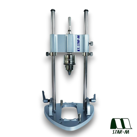 No.50R RULO Drill Stand for precise vertical drilling in woodworking, DIY, and workshop applications.