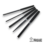 Iwasaki Limited Edition Black File 5pc Precision Hand File Set