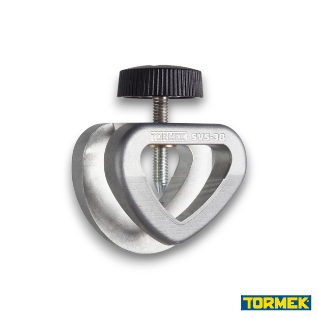 Tormek SVS-38 Short Tool Jig for sharpening short carving tools, chisels, straight gouges, and V-tools with precision and stability on Tormek sharpening systems.