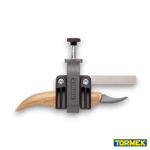 Tormek SVM-00 Small Knife Holder for sharpening carving knives, pocket knives and other small blades with the KJ-45 Centering Knife Jig.