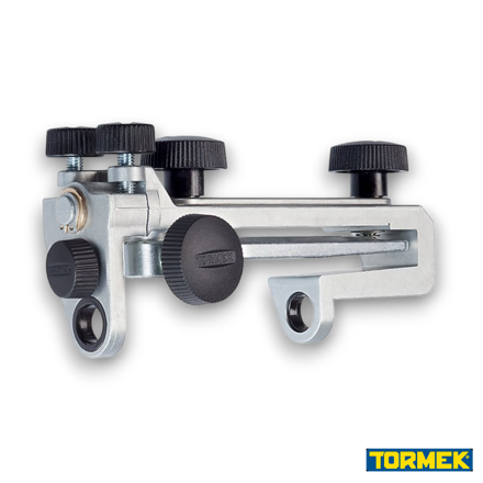 Tormek SE-77 Square Edge Jig for accurate sharpening of chisels and plane irons on Tormek T-4 and T-8 sharpening systems.