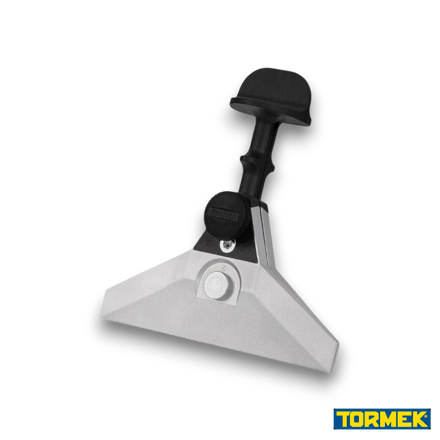 Tormek KJ-140 Wide Centering Knife Jig for sharpening long, flexible knives with precise self-centering alignment and symmetrical bevels.