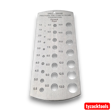 Metric drill bit gauge with 1–13mm size markings for accurately measuring and identifying drill bit diameters in engineering and workshop applications.