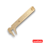 100mm (4-inch) solid brass vernier caliper for accurate internal, external and depth measurements in engineering, jewellery and workshop applications.