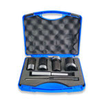 Tailstock Die Holder Set with 2MT Morse Taper Shank and Four Imperial Round Die Holders
