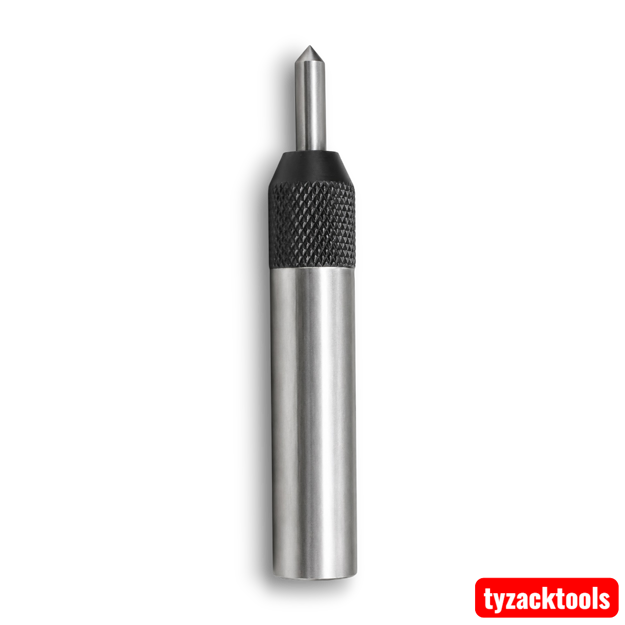 Knurled Spring Loaded Tap Guide with Straight Shank Precision Centre Tool