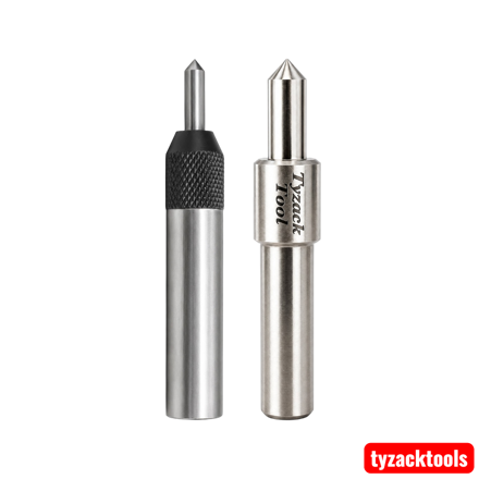 Knurled Spring Loaded Tap Guide with Straight Shank Precision Centre Tool