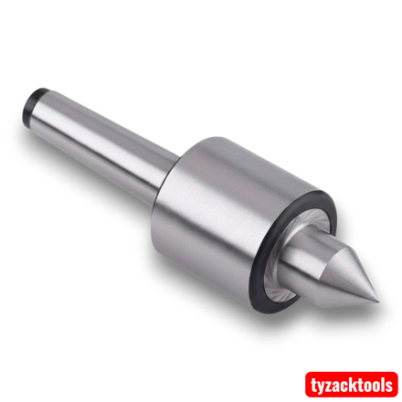 Live Revolving Centre 1MT MT1 Morse Taper Silver Body Lathe Accessory