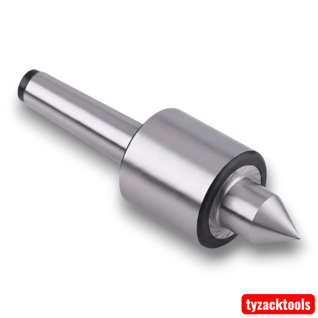 Live Revolving Centre 1MT MT1 Morse Taper Silver Body Lathe Accessory