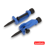 Precision Trammel Point Set for marking large circles and arcs on wood and metal
