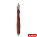 Tyzack TT7209 carpenter marking scoring tool with hardwood handle and spear shaped steel blade for woodworking joinery