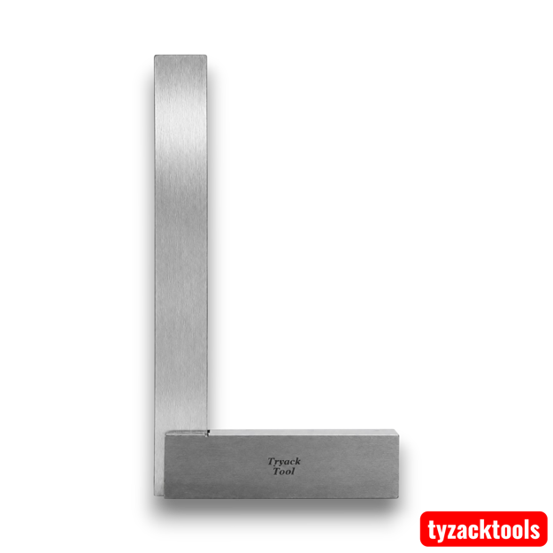 Tyzack 12 inch 300mm Engineers Square made from hardened spring steel for precision measuring and marking.