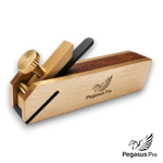 Pegasus Pro Mini Bull Nose Block Plane 75mm Brass Rosewood Carpenter Tool