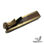 Pegasus Pro Mini Bull Nose Block Plane 75mm Brass Rosewood Carpenter Tool