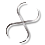 Picture of Tyzack 6″ Double Ended Outside Caliper With Pointed Ends & Firm Joint - TY6914