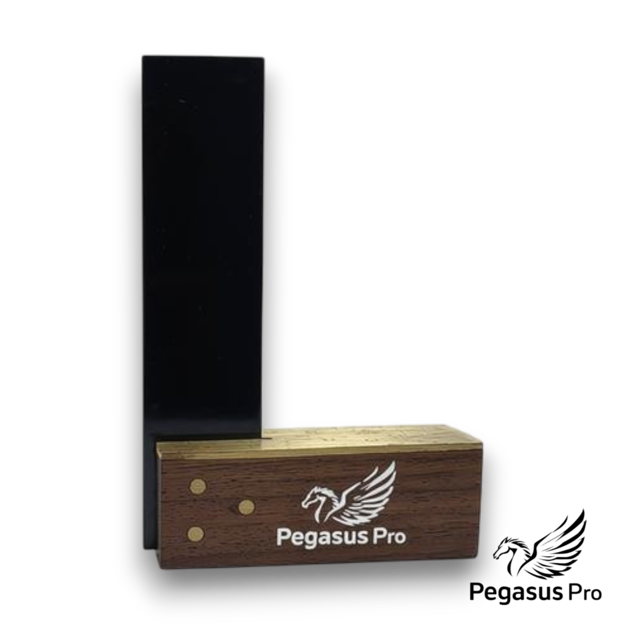 Pegasus Pro 6" Rosewood Try Square with Steel Blade