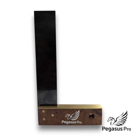 Pegasus Pro 9" Rosewood Try Square with Steel Blade